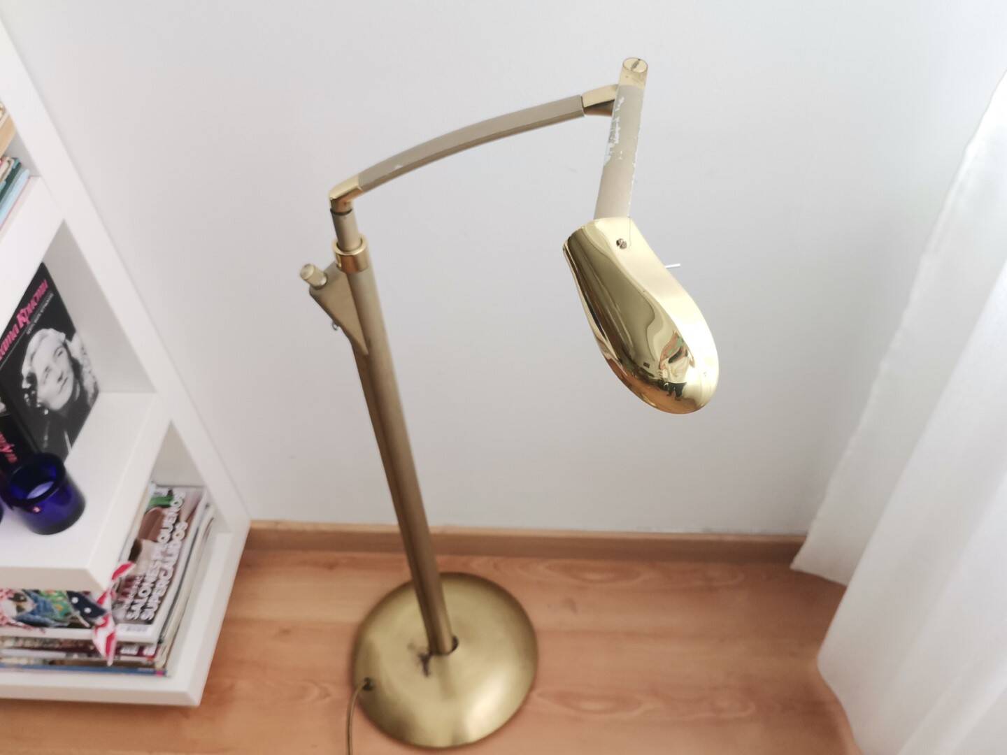 Articulate metal floor lamp 1970s