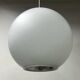 Mid-century pendant lamp with three large opal glass globes by philips, 1960s