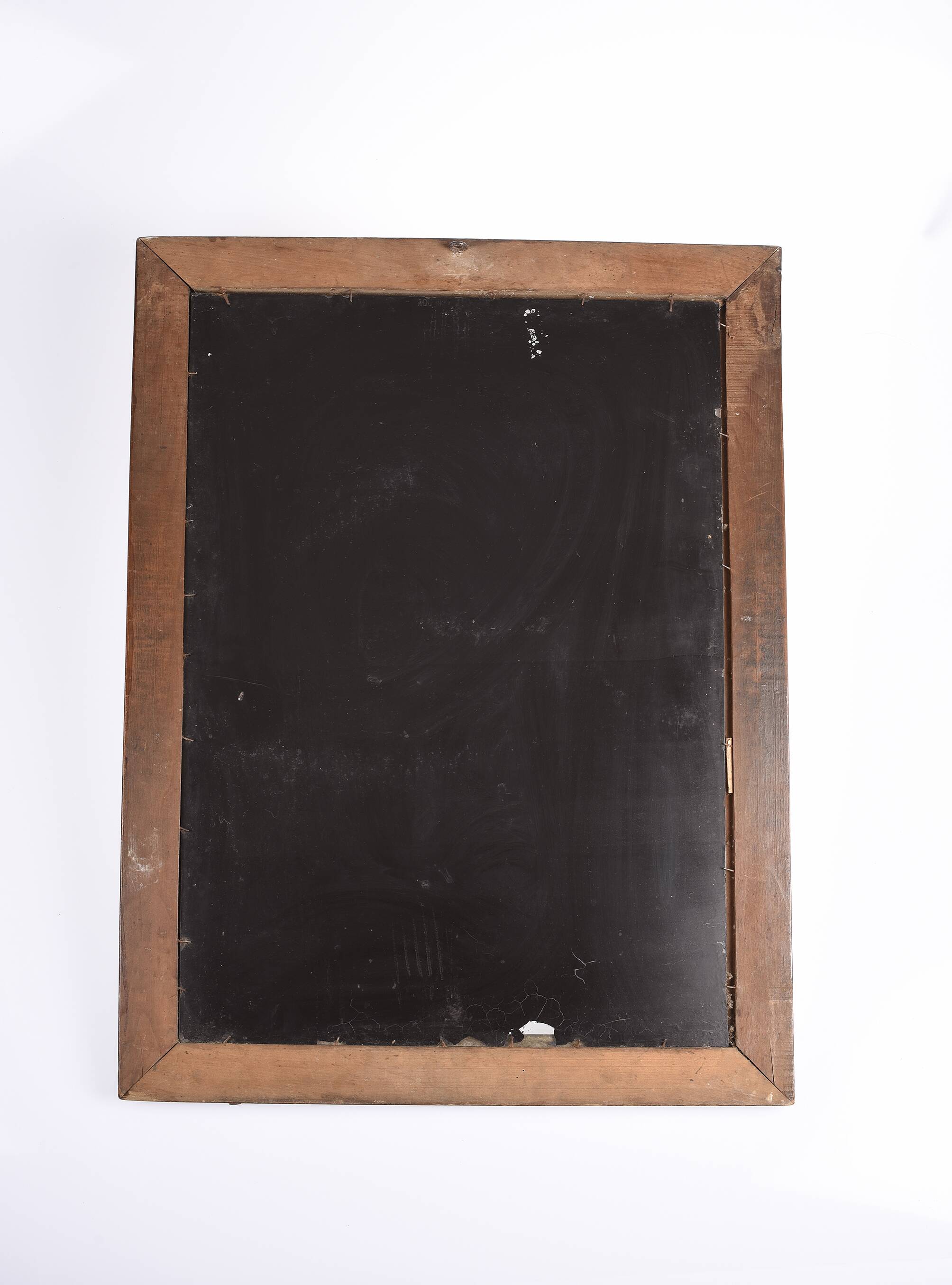 Large rectangular mirror, vintage art deco, dated 1926