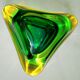 Murano - yellow gold & green pocket empty