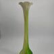 Large vintage Murano style blown glass corolla vase
