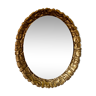 Mirror with resin gold outline, 1960s - 57x69cm