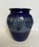Blue ceramic vase