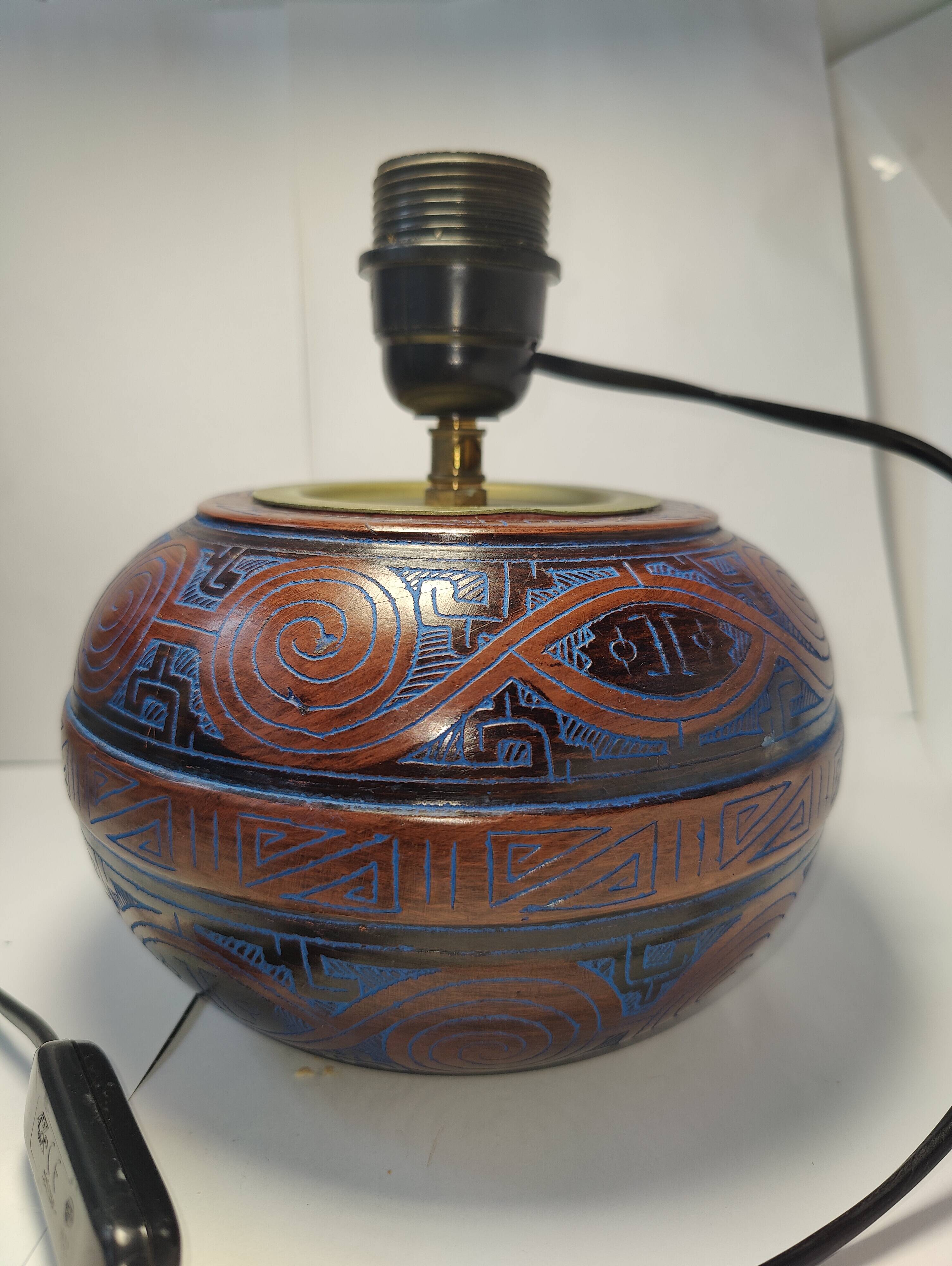 Lampe terre cuite de Marivaldo Brazil