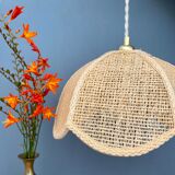 Suspension lamp vintage pink