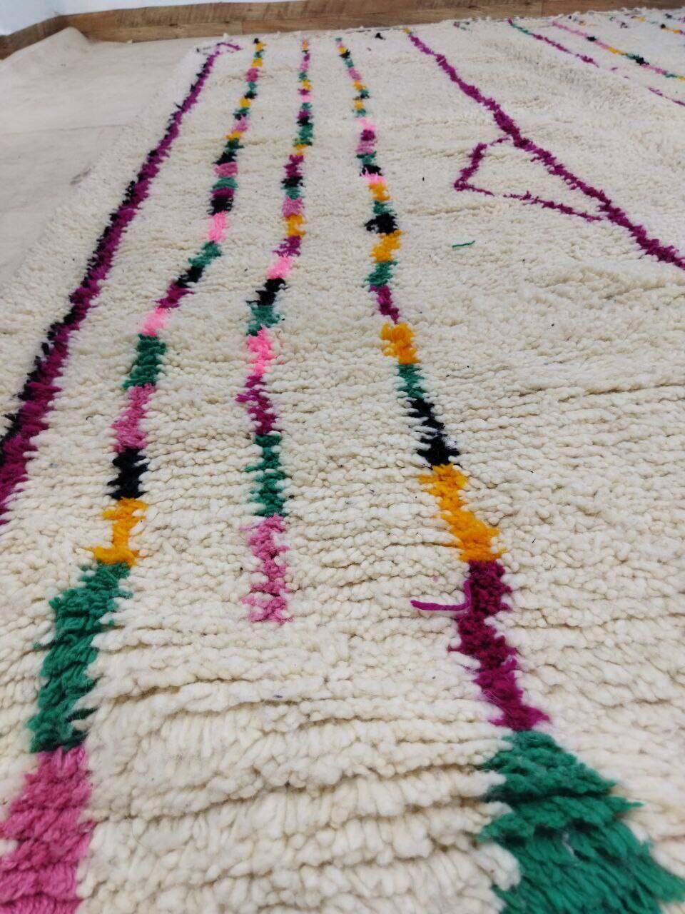Handmade Moroccan Berber rug 294 X 194 CM