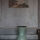Vintage Accolay Vase, Celadon Green Ceramic Vase, Flower Pot