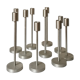 Set of 10 aluminium candle holders.
