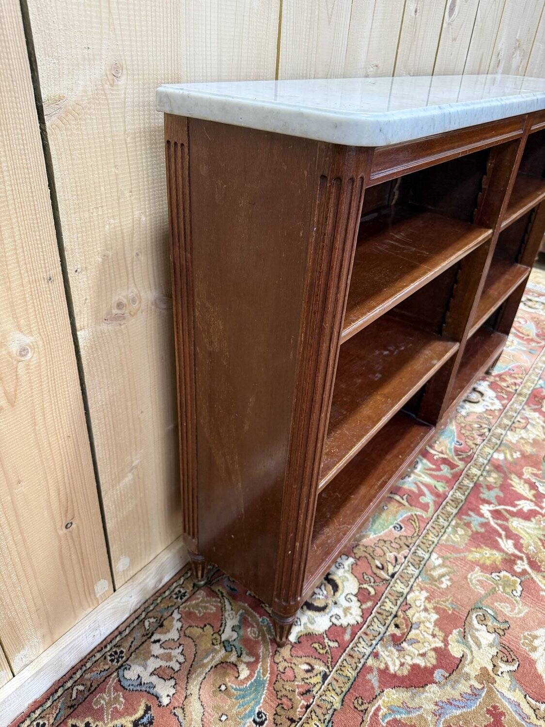 Large bookcase in the Louis XVI style.