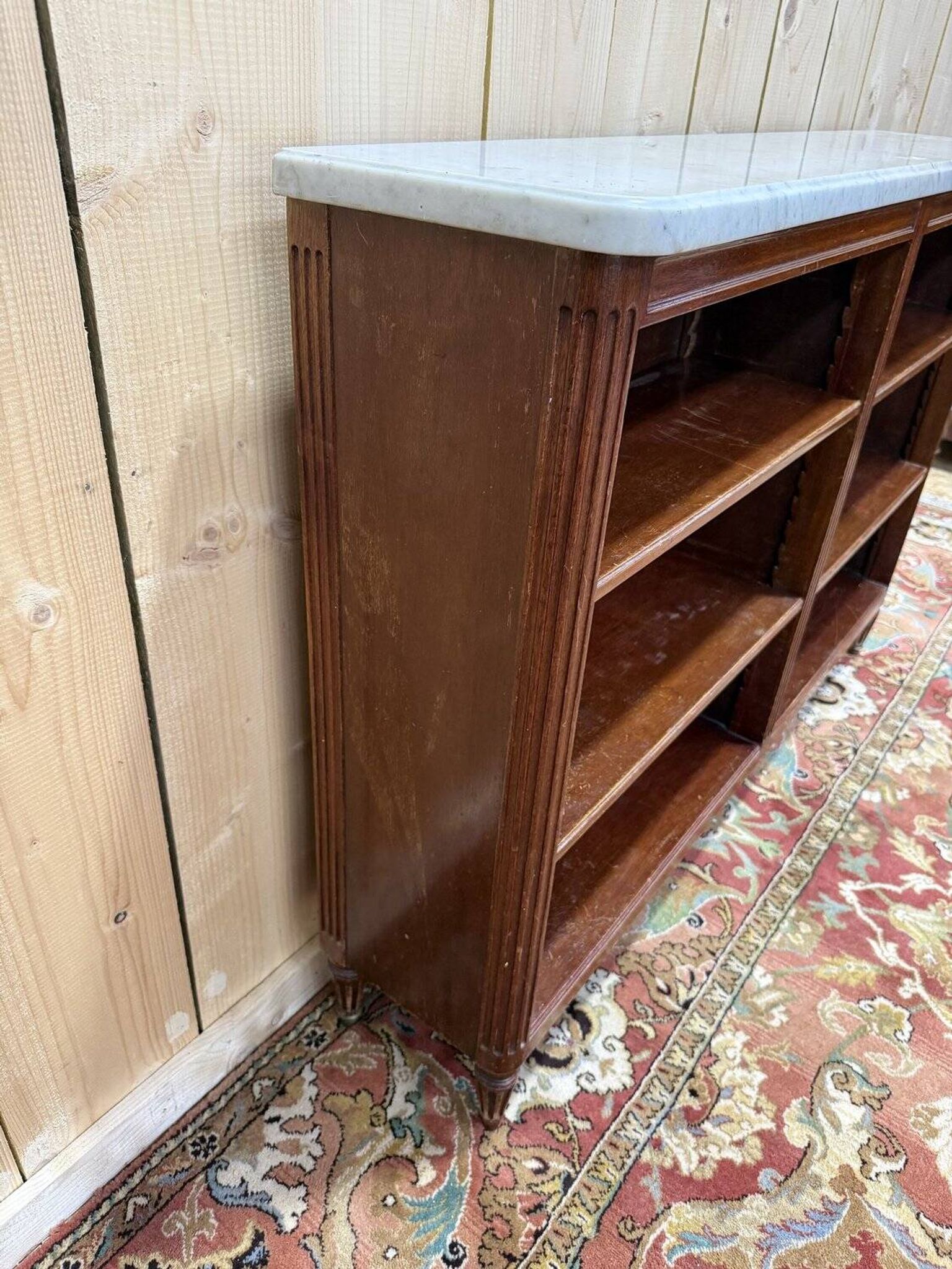 Large bookcase in the Louis XVI style.