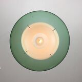 Italian Green Pendant Lamp in Plexiglass