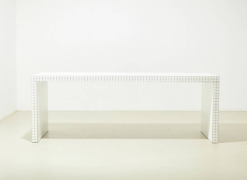 Rare 1st Edition Quaderna Dining Table by Superstudio Italy 1969