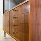 Display cabinet walnut by Deutsche Werkstätten Hellerau