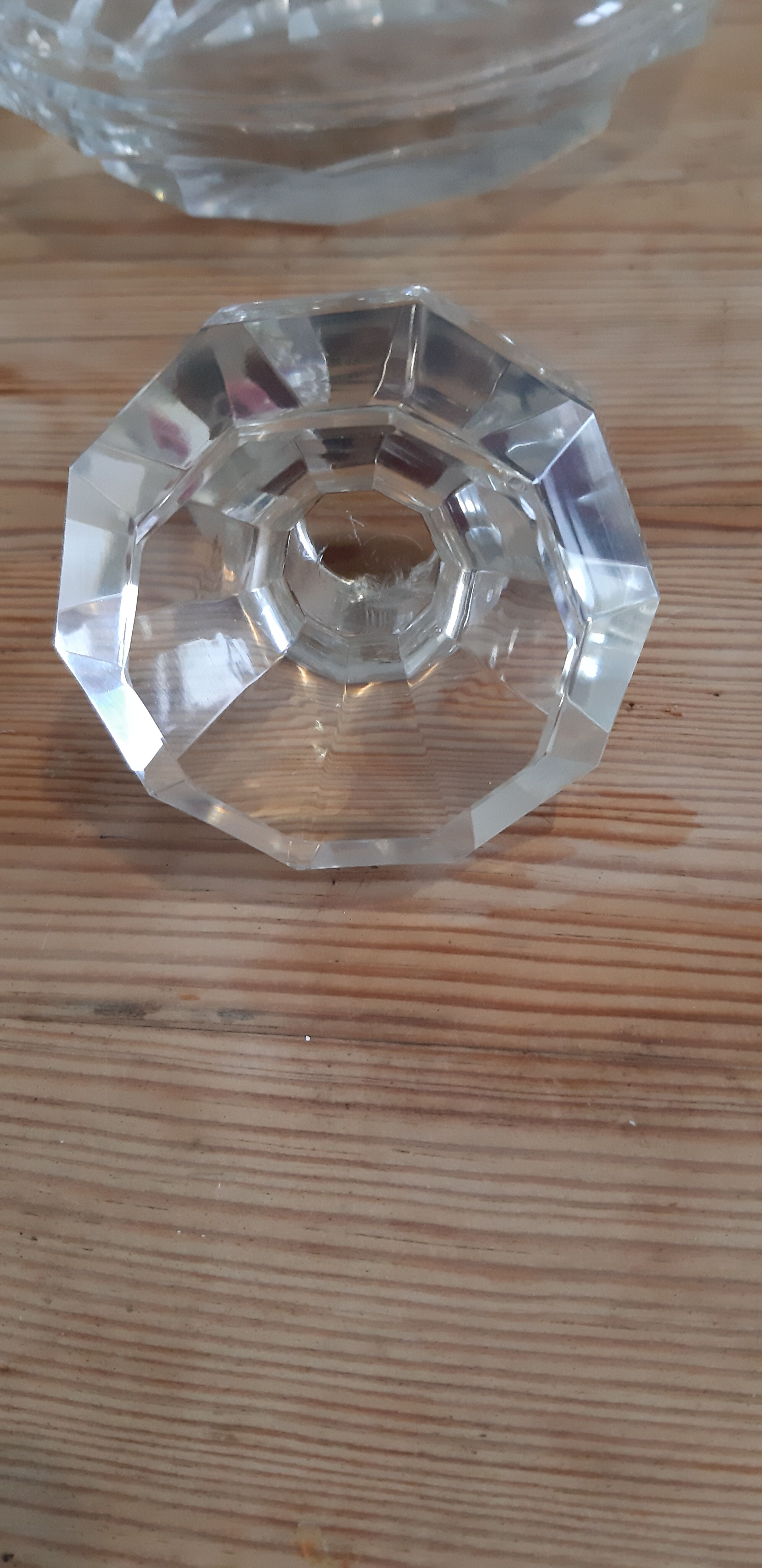 Art deco crystal liquor service