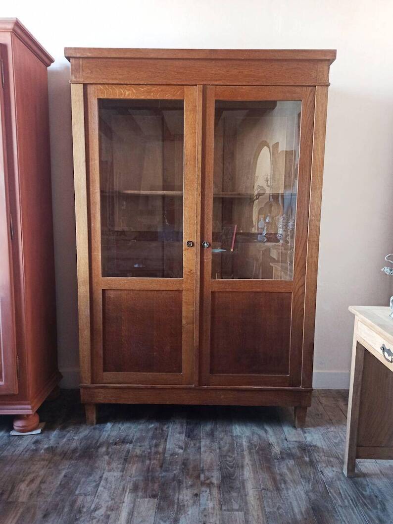 Wardrobe, solid wood wardrobe, vintage wardrobe, display cabinet, crockery.