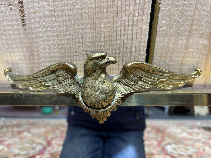 Miroir empire laiton