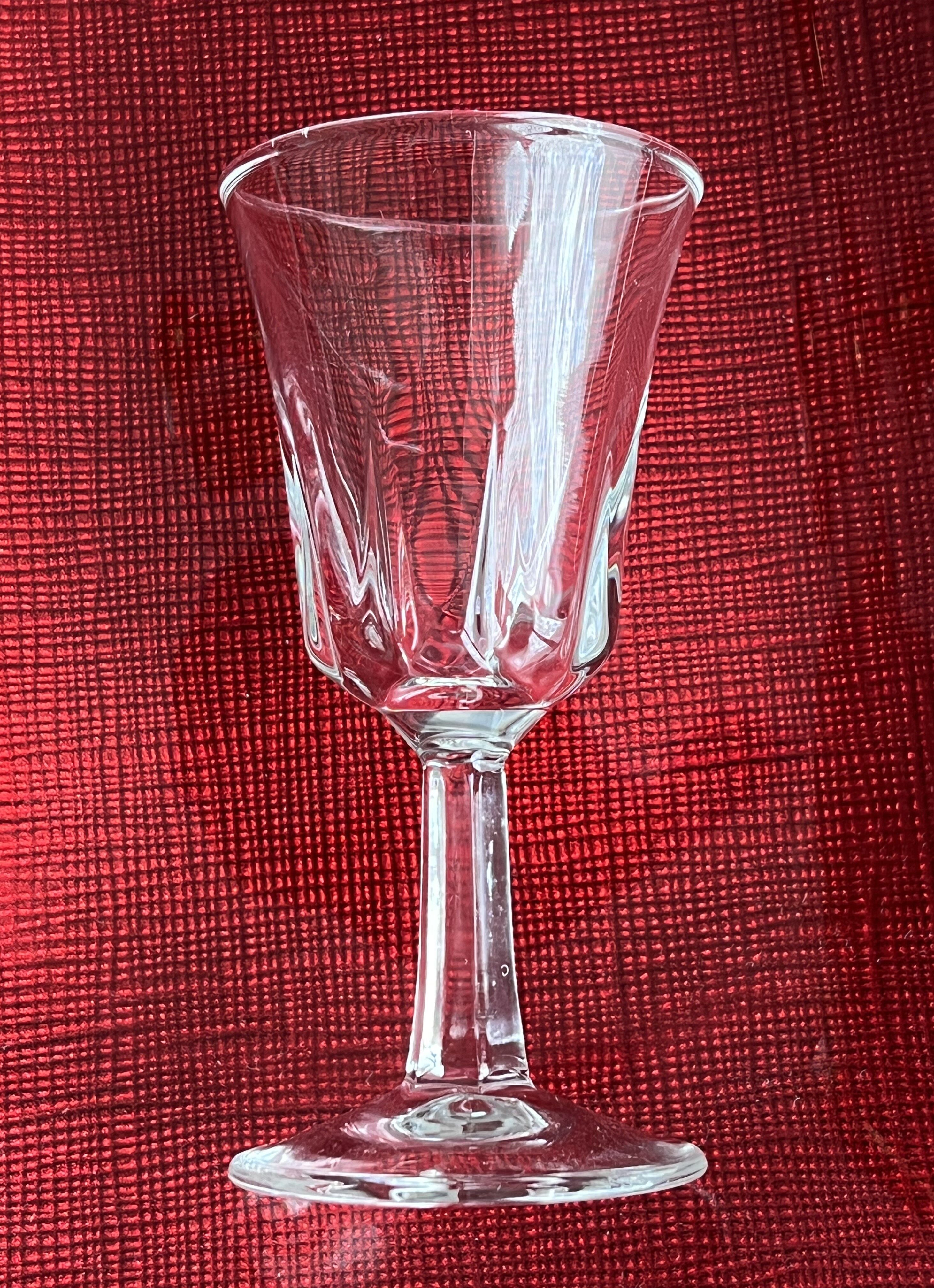 Set of six liquor glasses