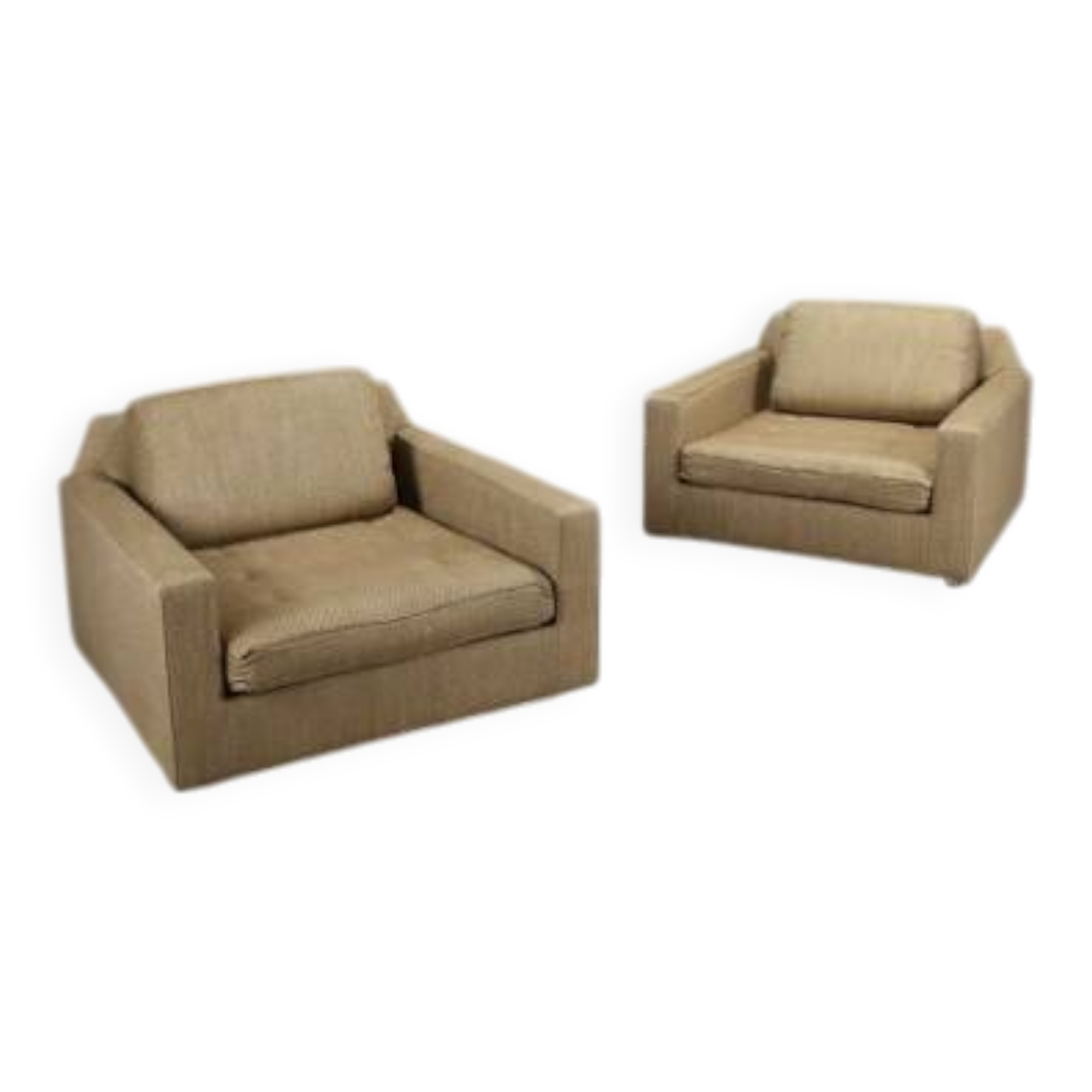 Paire de fauteuils des années 1960