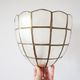 Pair of wall lamps in vintage mother-of-pearl shell shape