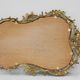 20th Century Ornate metal Louis XVI Wall Mirror with rococo Flourishes, Fra