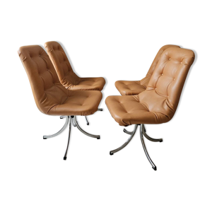 4 chaises pivotantes - gastone rinaldi rima