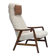 1960s, Danish design by Alf Svensson, genuine sheepskin, reupholstered.