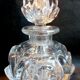 Flacon de parfum cristal Baccara ananas en forme de boule sculptée