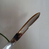 12 knives style Art Deco stainless steel in case