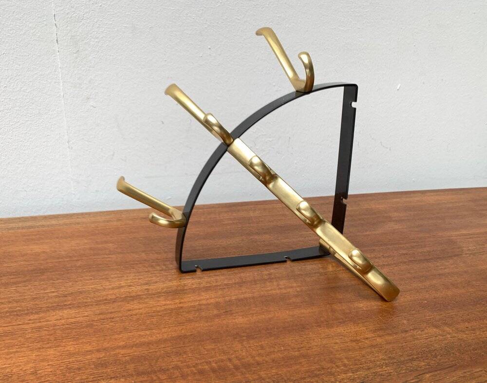 Mid-century metal corner coat rack, 1960s