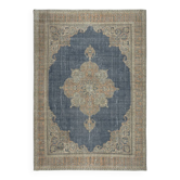 Vintage Handmade Wool Large Area Rug, One of a kind Turkish Carpet