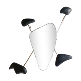 Coat rack mirror circa 1950, Asselbur edition