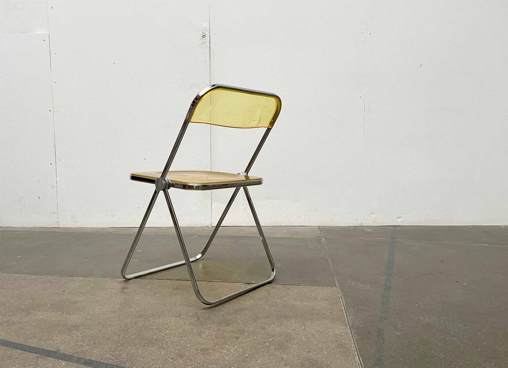 Folding Chair Model Plia Italian Mid-Century Modern Space by Giancarlo Piretti for Castelli, 1960s