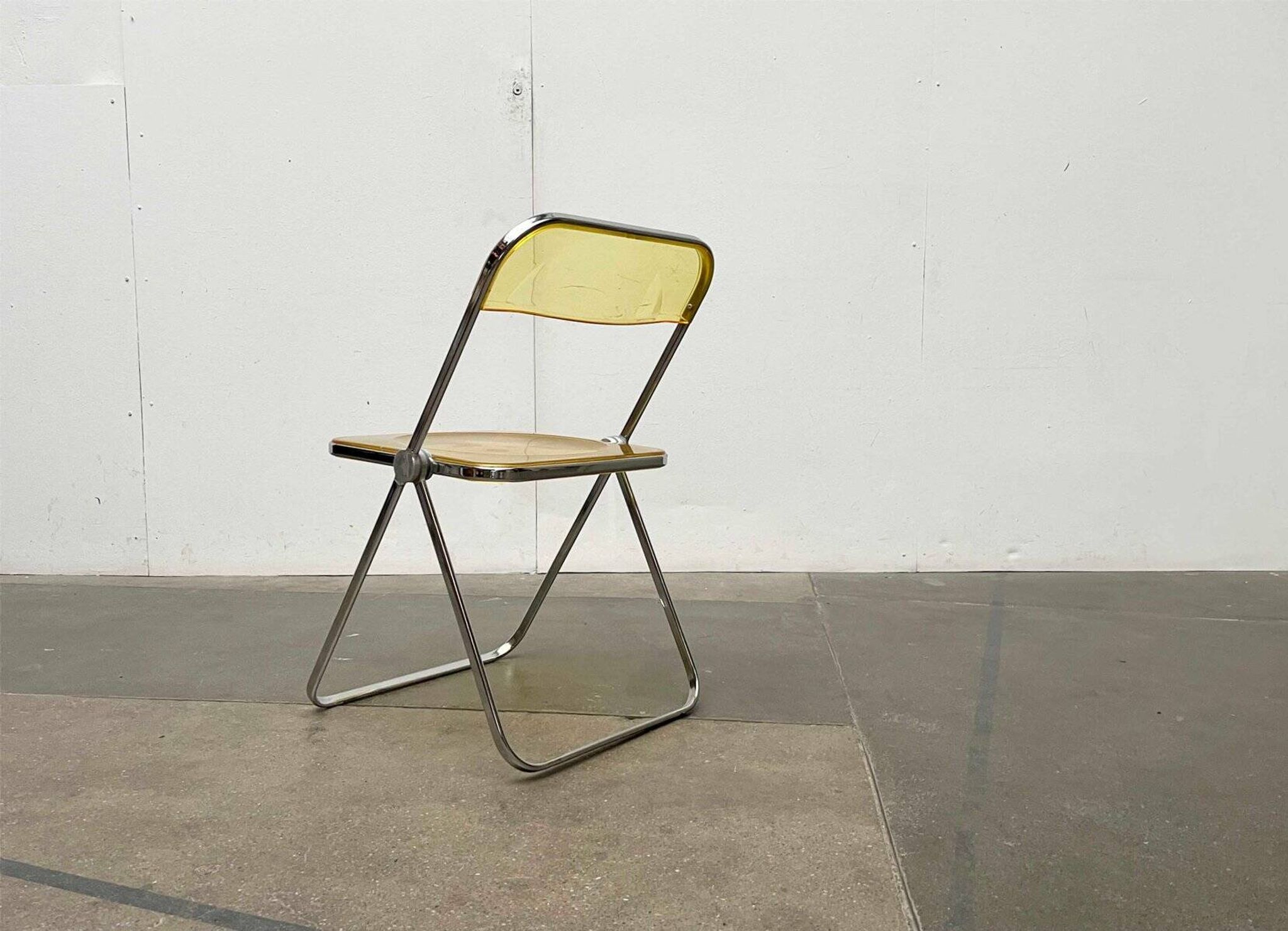 Folding Chair Model Plia Italian Mid-Century Modern Space by Giancarlo Piretti for Castelli, 1960s