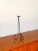 Black iron tripod chandelier, brutalist, 1970 - 34 cm