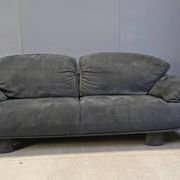 Velvet sofa by Saporiti Italia, 1980s