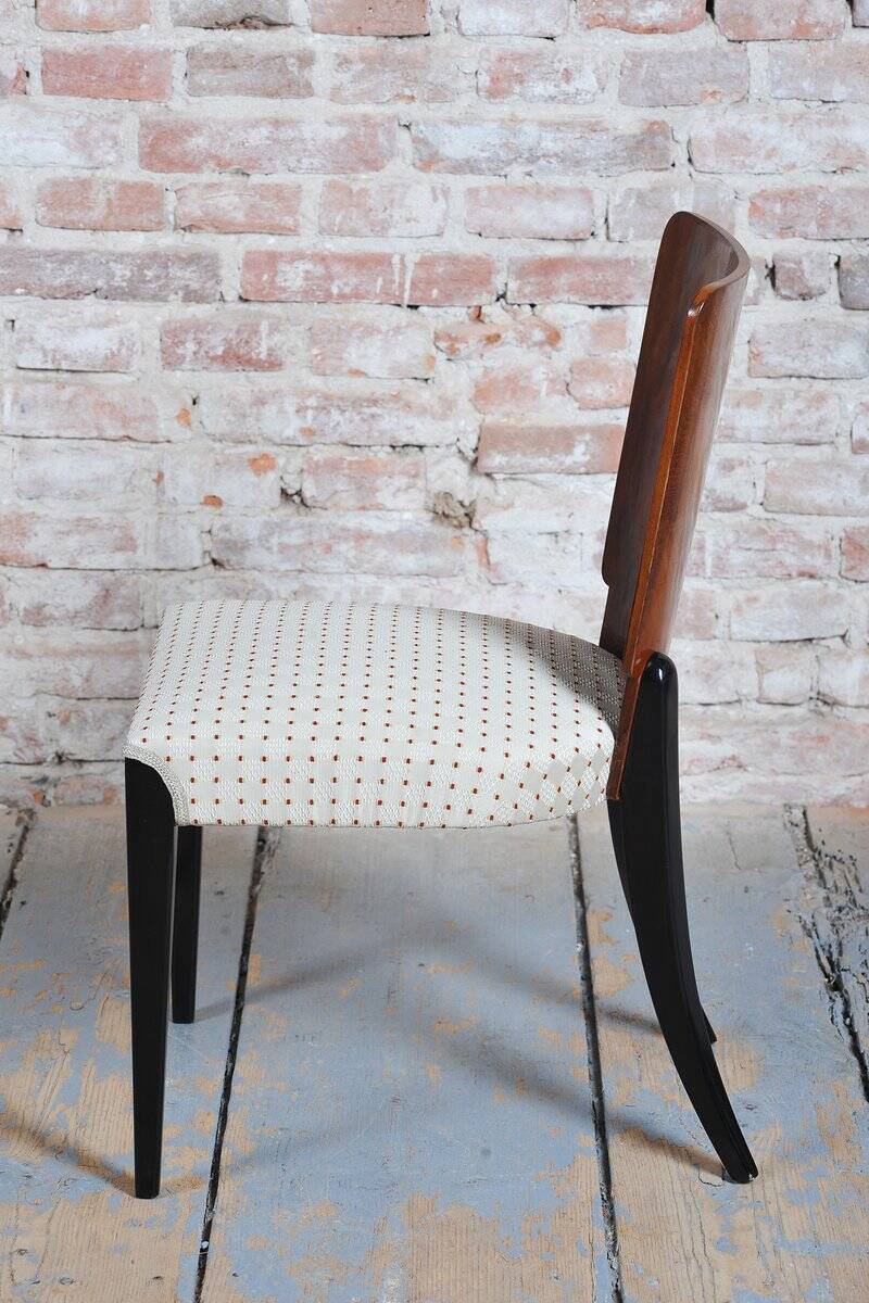 Art Deco Beech Chairs attributed to Halabala for Up Závody, Czech, 1930s, Set of 6