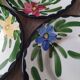 Trio assiettes à fleurs vintage