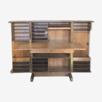 Office malle or magic trunk or vintage compact desk