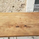 Buffet parisien patine blanc cassé