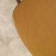 Trio of vintage 6157 chairs by Roger Landault leather and wood 1950