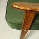 Fauteuil rétro styl scandinave bouteille verte 1962 design milieu de siècle chaise en bois fauteuil de salon patio Boho