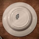 Quatre assiettes Saint Amand