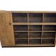 Art Deco XL Wall Cabinet Bookcase 1930s Oak Open Cabinet The Netherlands