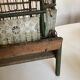 Octagonal bird cage made of wood and wire around 1920