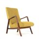 Knicos armchair in teak with yellow upholstery - very rare dutch design
