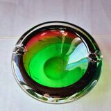 Multicoloured ashtray, Murano 1970.