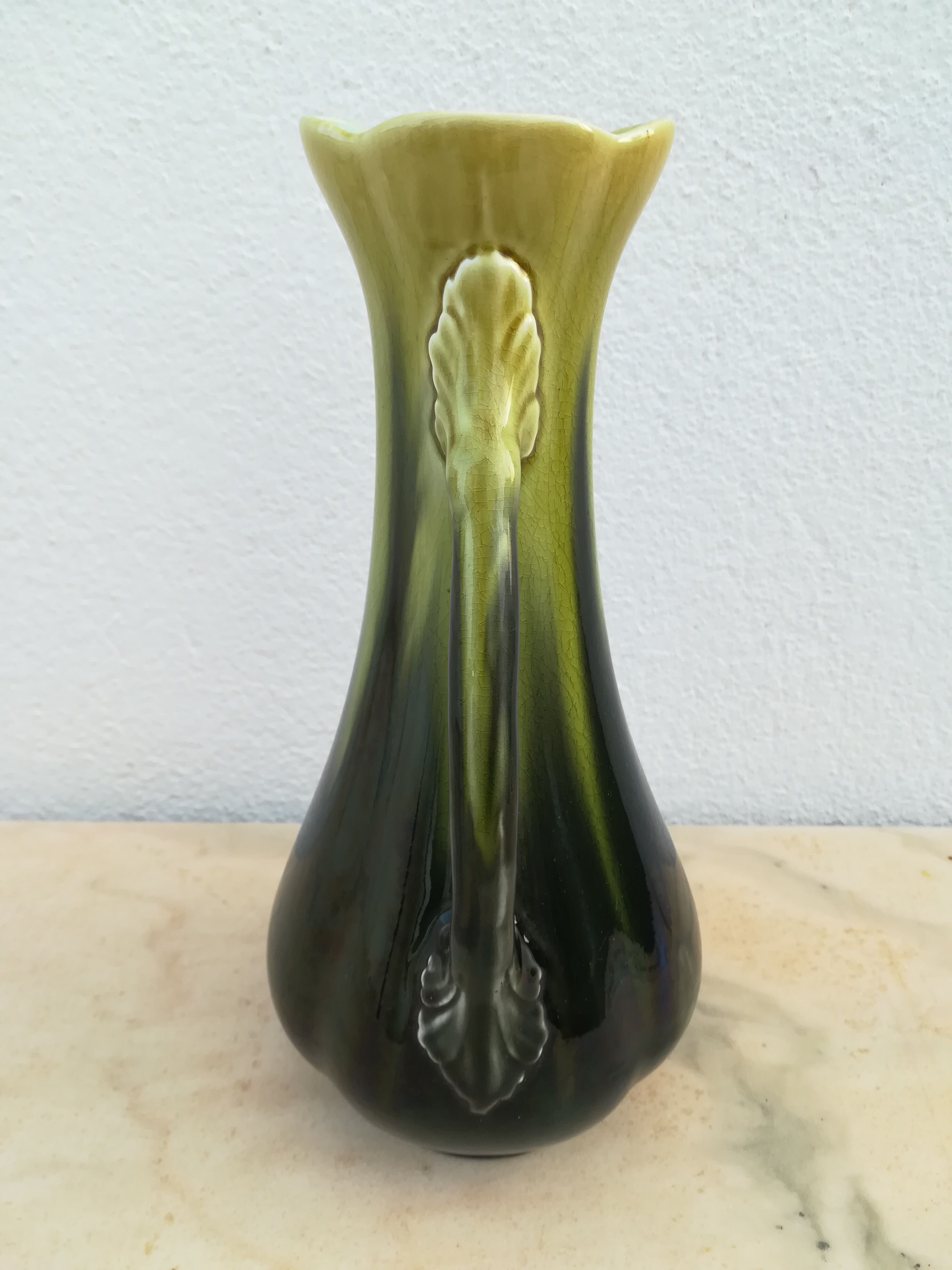 Art nouveau Orchies earthenware vase