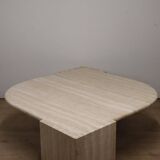 Table basse en travertin, 1980