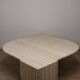 Table basse en travertin, 1980