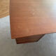 Vintage double-sided Danish teak desk